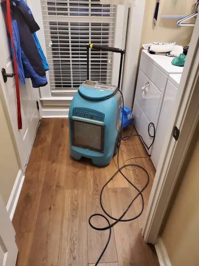 Commercial dehumidifier deployed for Crawl Space Restoration in Canton